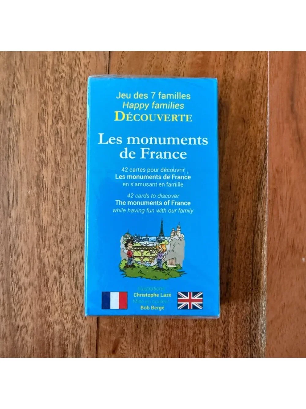 Les Monuments de France Jeu des 7 Familles Card Game Gisserot Bilingual Sealed